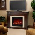 Rutherford Real Flame Dark Mahogany Electric Fireplace
