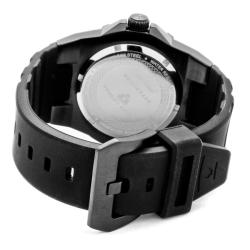 Swiss Legend Men's 'Expedition' Red Dial Black Silicon Watch