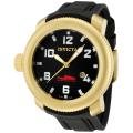 Invicta Men's 'Sea Hunter' Black Dial Black Polyurethane Watch