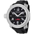 Invicta Men's 'Sea Hunter' Black Dial Black Polyurethane Watch