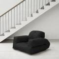 Black Fresh Futon Hippo
