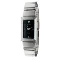 Peugeot Women's Black Dial Silvertone Bracelet Watch