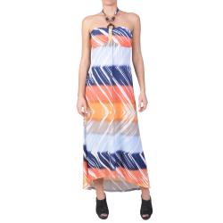 Ci Sono by Journee Junior's Multicolor Halter Top Maxi Dress