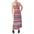 Ci Sono by Journee Junior's Tribal Print Halter Top Maxi Dress
