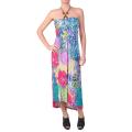Ci Sono by Journee Junior's Floral Print Halter Top Maxi Dress