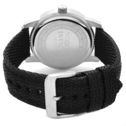 Invicta Men's 'Specialty' Black Dial Black Nylon Watch