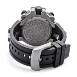 Invicta Men's 'Coalition Forces' Black Rubber & Titanium Chrono Watch