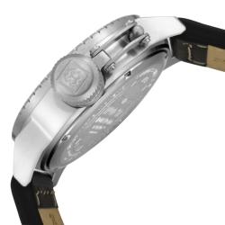 Invicta Men's 'Corduba' Blue Dial Black Leather Watch