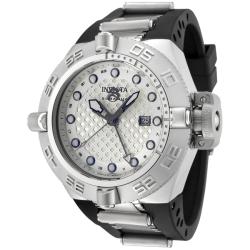 Invicta Men's 'Subaqua' Black Rubber & Stainless Steel GMT Watch