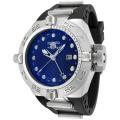 Invicta Men's 'Subaqua' Black Rubber & Stainless Steel GMT Watch