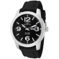 Invicta Men's 'Specialty' Black Dial Black Nylon Watch