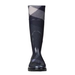 Burberry 3464689 Exploded Check Rubber Rain Boots