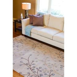 Hand-tufted Ivory Howler Wool Rug (4' x 6')