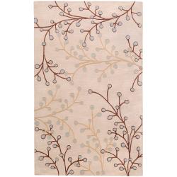 Hand-tufted Ivory Howler Wool Rug (4' x 6')