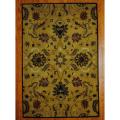 Indo Hand-tufted Tibetan Beige/ Brown Wool Rug (5' x 8')