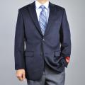 Mantoni Men's Navy Blue Wool/ Cashmere Jacket