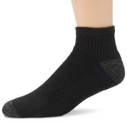 Hanes Classics Men's Comfort Cool Black Ankle Socks (Pack of 4)