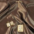 Handcrafted Brass Tree of Life Earring and Necklace Set (India)