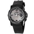 Corum Men's 'Admiral Cup' Grey Dial Black Rubber Strap Watch