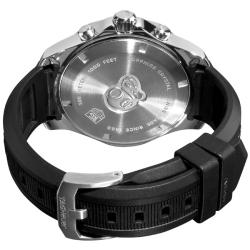 Tag Heuer Men's '2000 Aquarac' Black Dial Black Strap Quartz Watch