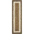 Handmade Safari Leopard Print Wool Rug (2'3 x 12')