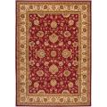 Woven Red Mediaite Olefin Rug (5'3 x 7'3)