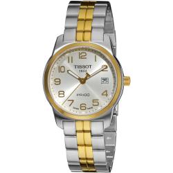 Tissot Men's 'PR 100' Two Toned Stainless Steel Quartz Watch