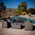 Puerta Grey Outdoor Wicker Sofa Set