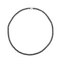 Glitzy Rocks Sterling Silver Black Spinel Necklace (26 1/2ct TGW)