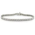 10k White Gold 1 1/4ct TDW Diamond Tennis Bracelet (J-K, I2-I3)