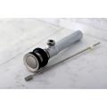 Satin Nickel Vessel Pop-up Sink Drain and Overflow