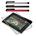SKQUE RIM BlackBerry Playbook Clear Protector Case with 3 x Color Stylus
