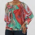 Madison Paige Women's Plus-size Off-the-shoulder Tunic Top
