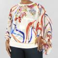 Madison Paige Women's Plus-size White Tunic Top