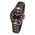 Stuhrling Original Lady Apocalypse Noir Swiss Made Black Ceramic Watch