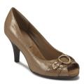 A2 by Aerosoles Women's 'Benelux' Tan Peep-toe Pump