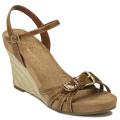 A2 by Aerosoles Women's 'Sageplush' Brown Wedge Sandals