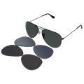 Ray-Ban Women's RB3460 Interchangeable Aviator Sunglasses