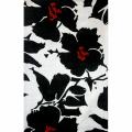 Handmade Alexa Pino Black/ White Floral Fantasy Rug (6' x 9')