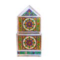 Meenakari Key Stand and Double Mail Holder (India)