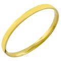 14k Yellow Gold 6-mm Polished Bangle Bracelet