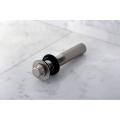 Vessel Sink Satin Nickel 'Lift and Turn' Drain without Overflow