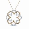 14k Two-tone Gold 1ct TDW Diamond Fashion Necklace (G-H, I1)