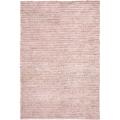 Hand-woven Metro Pink Shag Rug (6' x 9')