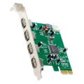 SYBA PCI-e USB 4-Port Controller Card SY-PEX20032/ Chipset MCS9990