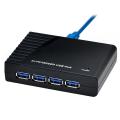SYBA USB 3.0 Black 4-Port Hub SY-HUB20062