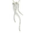 D'sire 18k White Gold 3/5ct TDW Diamond Pendant (G-H, VS1-VS2)