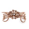 Isabella Collection Goldplated Clear Cubic Zirconia Cuff Bracelet