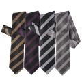Boston Traveler Men's Diagonal Stripe Microfiber Tie and Hanky Set