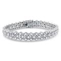 14k White Gold 4 1/2ct TDW Diamond Bracelet (H-I, SI1-SI2)